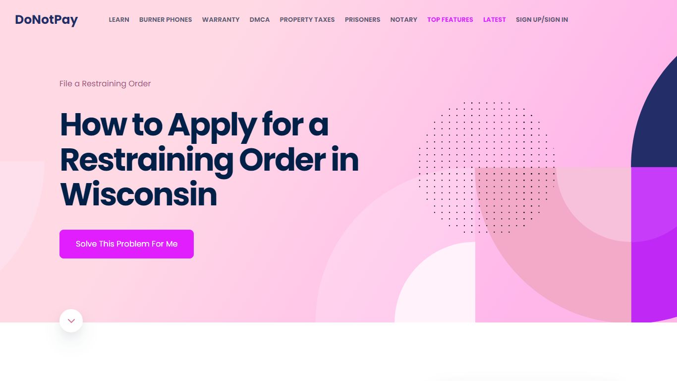 Apply for a Restraining Order in Wisconsin | Step-by-Step Guide - DoNotPay